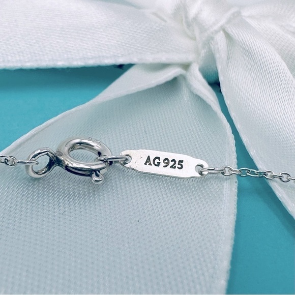 Tiffany & Co. 20” Enchant Heart Necklace in Silver with Pouch and Box - Picture 7 of 9